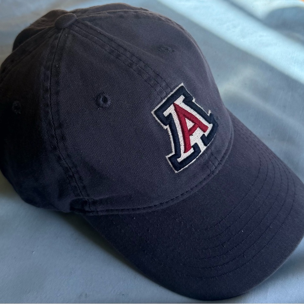 Zephyr University of Arizona Navy Cap with red White Logo embroidered Accents